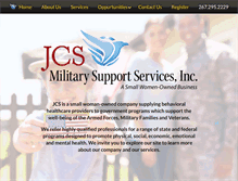 Tablet Screenshot of jcsmilitary.com